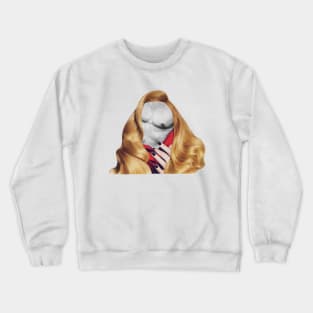 Portrait of a Girl in Love Crewneck Sweatshirt